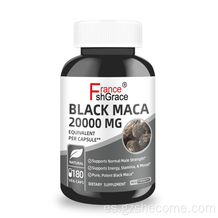 Cápsulas de Maca Negra Aumentan la Energía Mejores Cápsulas Negras